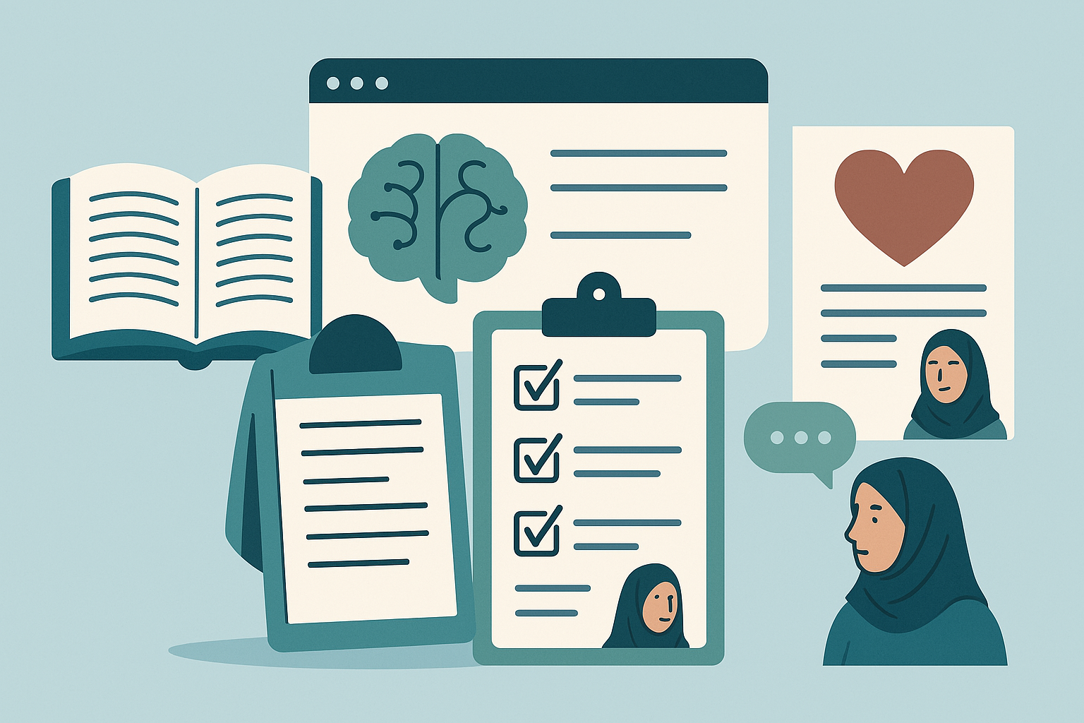 کتابخانه منابع حمایت عاطفی